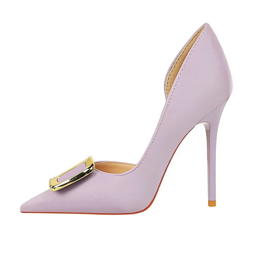 Funki Findz | Shoes | Women's Square Buckle Cut Out Pumps