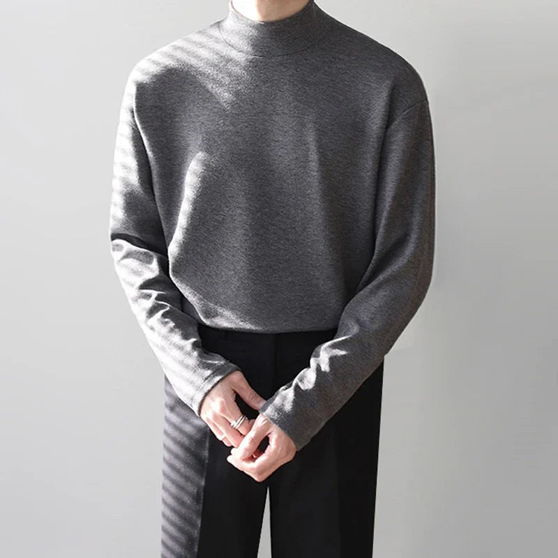 Funki Findz | Sweaters | Men's Thin Lightweight Mock Turtleneck