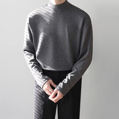 Funki Findz | Sweaters | Men's Thin Lightweight Mock Turtleneck