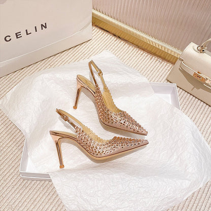 Funki Findz | Shoes | Women's Metallic Bling Bridal Slingbacks
