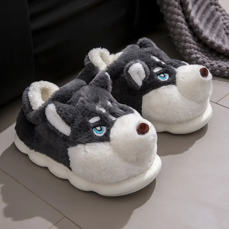 Funki Findz | Shoes | Women's Cute Alaskan Dog Warm Slippers