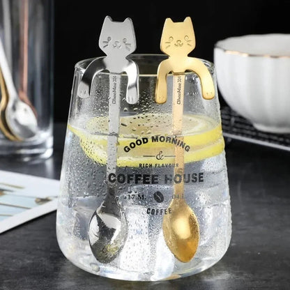 Funki Findz | Spoons | Cat Coffee Spoons | 1 Pcs and 4 Pcs Sets
