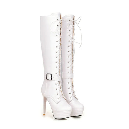 Funki Findz | Boots | Women's Knee-High Chic High Stiletto Boot
