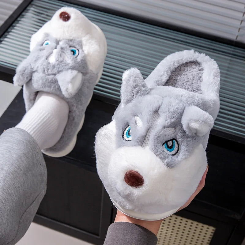 Funki Findz | Shoes | Women's Cute Alaskan Dog Warm Slippers