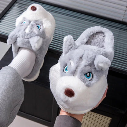 Funki Findz | Shoes | Women's Cute Alaskan Dog Warm Slippers