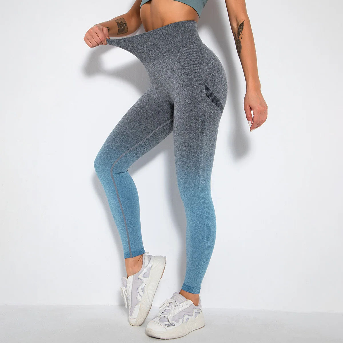 Funki Findz | Pants | Women's Gradient Smile Yoga Pants