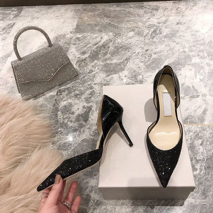 Funki Findz | Shoes | Women's Leather Sequin Glitter Bridal Shoe