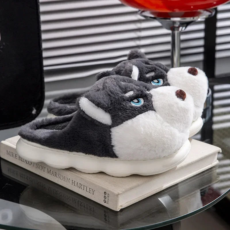 Funki Findz | Shoes | Women's Cute Alaskan Dog Warm Slippers
