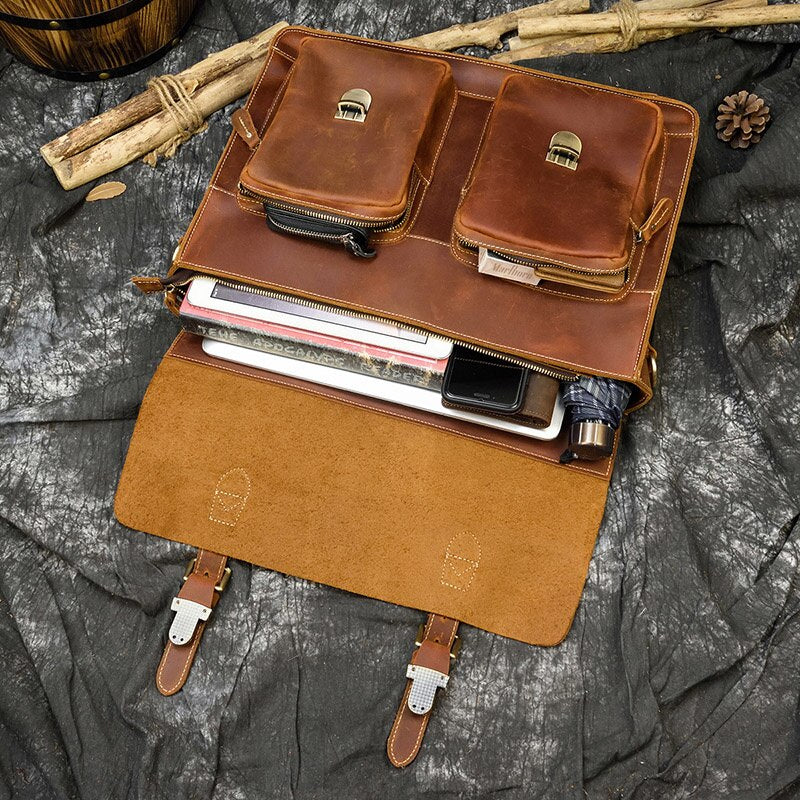 Funki Findz | Bags | Messenger Bags | Men's Leather Laptop Bag