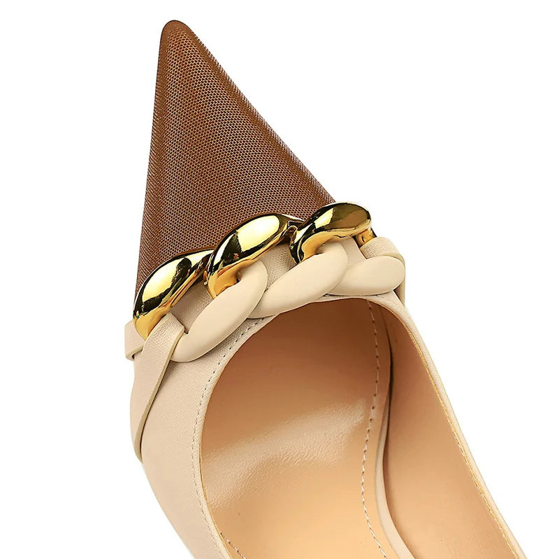 Funki Findz | Shoes | Women's Two Toned Buckle Toe Pumps
