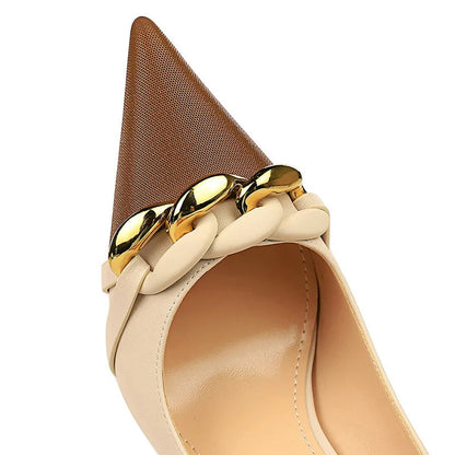 Funki Findz | Shoes | Women's Two Toned Buckle Toe Pumps
