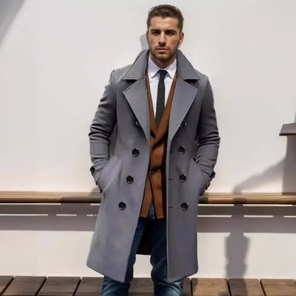 Funki Findz | Jackets | Men's Large Button Business Overcoat