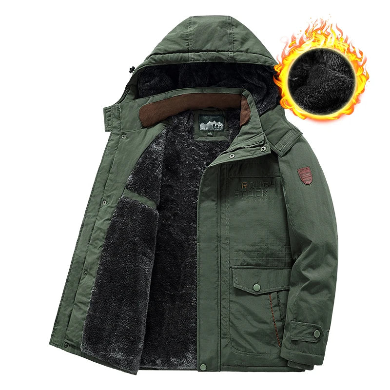 Funki Findz | Jackets | Men's Winter Hooded Windbreaker Parka