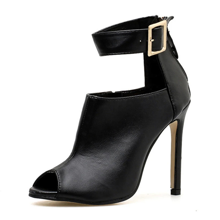 Funki Findz | Shoes | Women's High Buckle Strap Stiletto Sandal