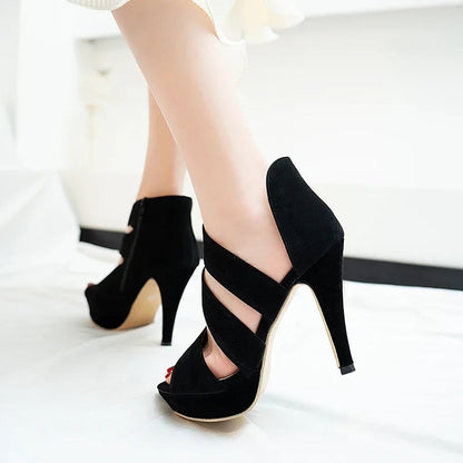Funki Findz | Shoes | Women's Platform Peep Toe Roman Sandal