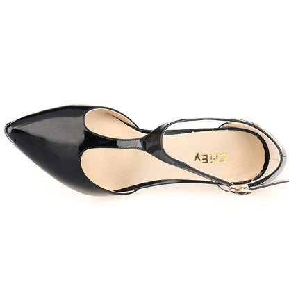 Funki Findz | Shoes | Women's Super High  Heel T-Strap Stilettos