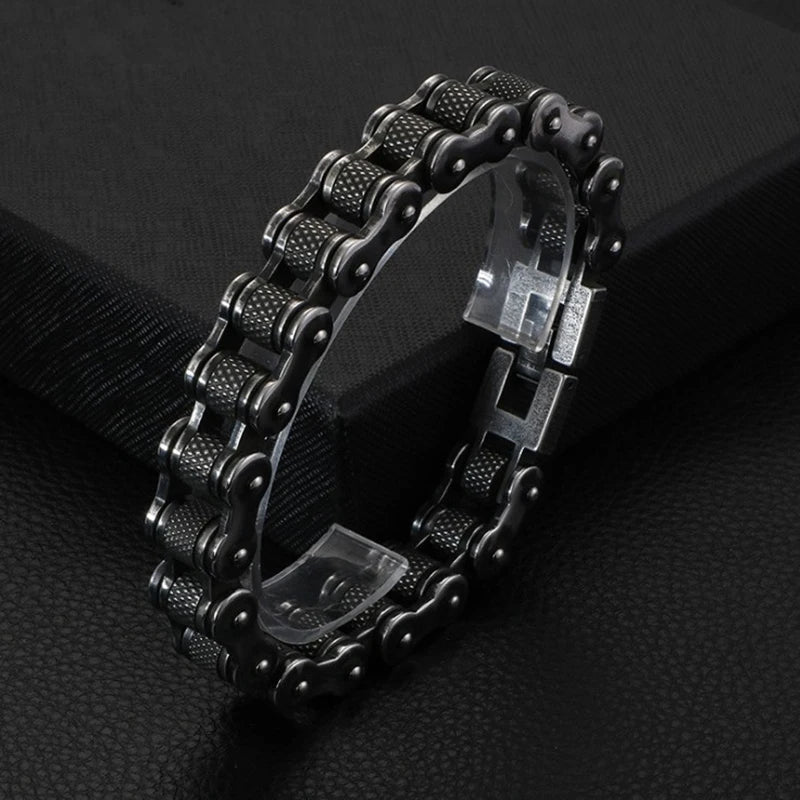Funki Findz | Bracelets | Unisex Metal Bike Chain Wristband
