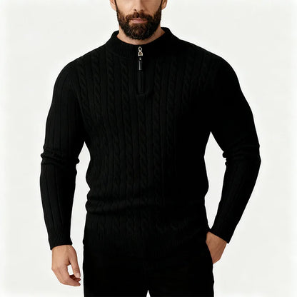 Funki Findz | Sweaters | Men's Slim Mock Neck Knitted Pullovers
