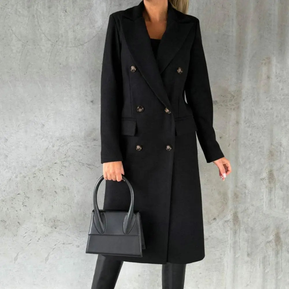 Funki Findz | Jackets | Women's Double Breasted Long Overcoat