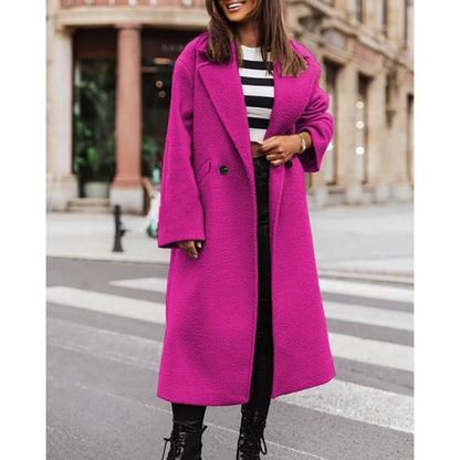 Funki Findz | Jackets | Women's Long Single Buttoned Overcoat