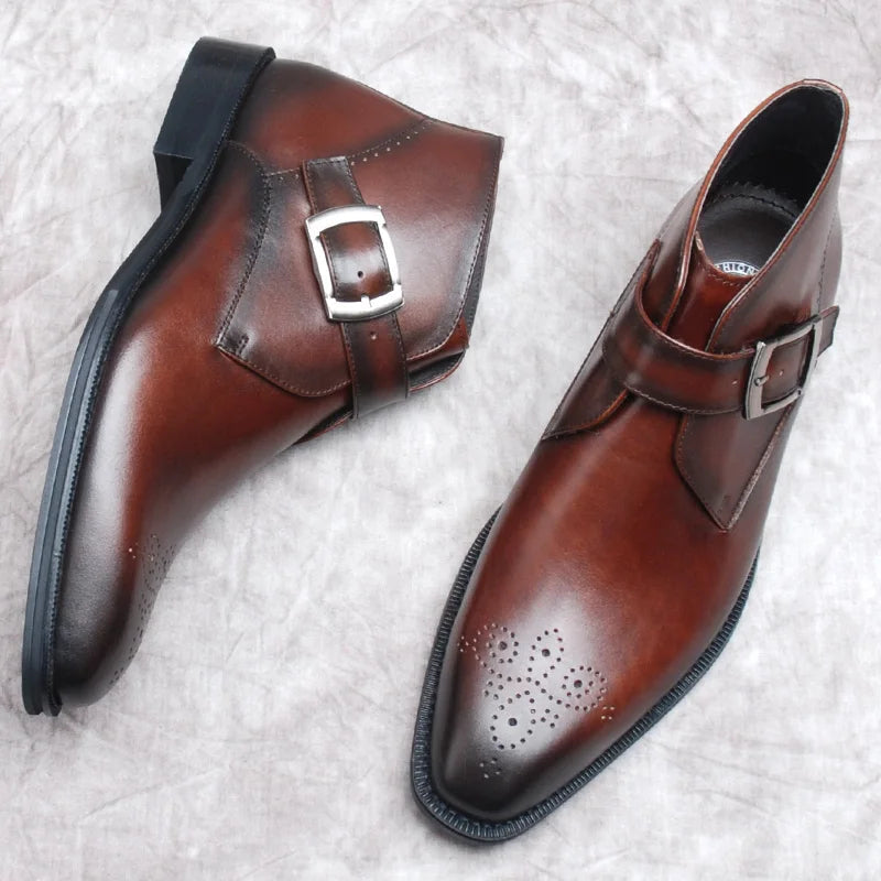 Funki Findz | Boots | Men's Luxury Genuine Leather Ankle Boots