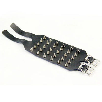 Funki Findz | Bracelets | Unisex Leather Spike Wristband