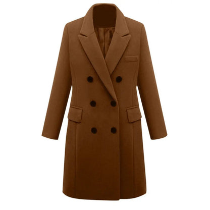 Funki Findz | Jackets | Women's Long Slim Wool Blend Coat