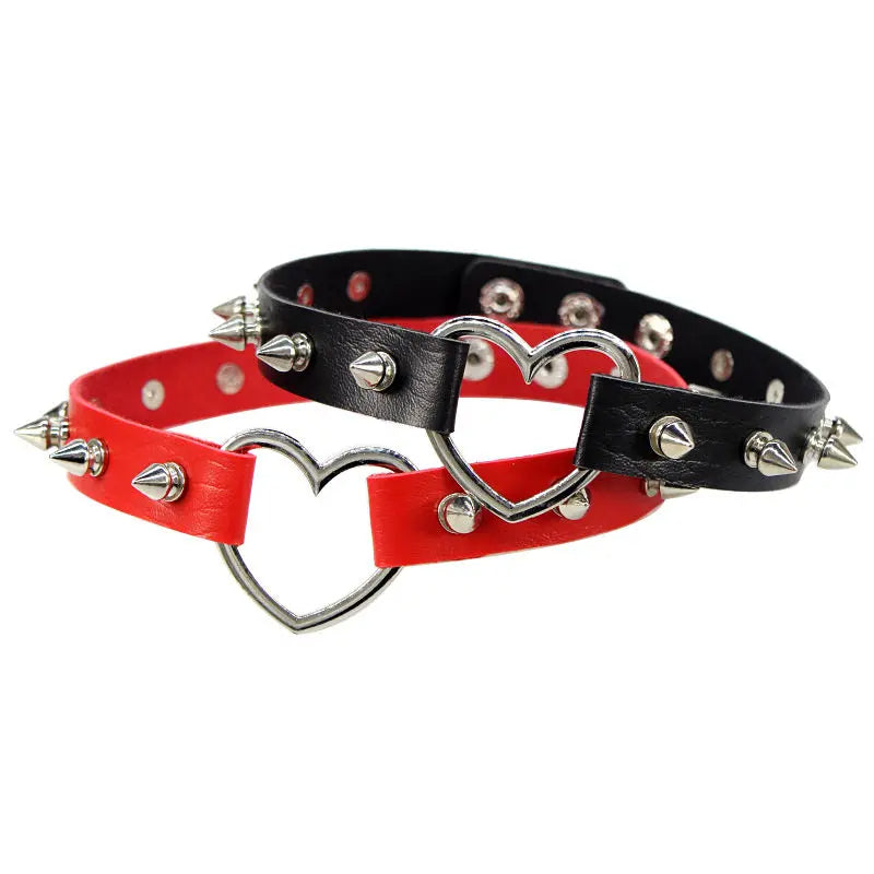 Funki Findz | Necklaces | Women's Heart Choker Cosplay Collars