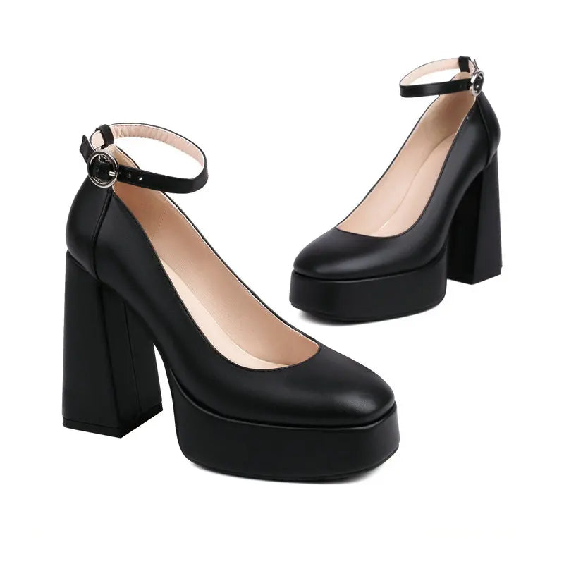 Funki Findz | Shoes | Women's High Formal Mary Jane Platforms