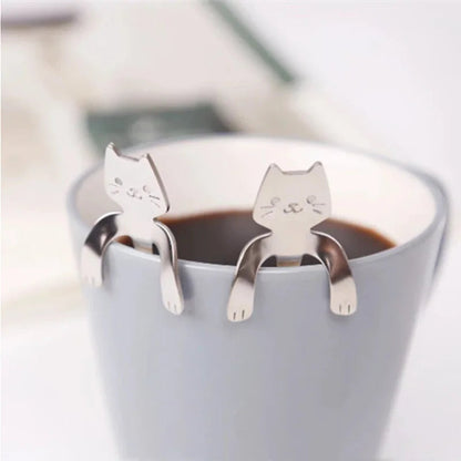 Funki Findz | Spoons | Cat Coffee Spoons | 1 Pcs and 4 Pcs Sets