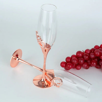 Funki Findz | Glasses | Wedding Champagne Glasses | Toast x 2
