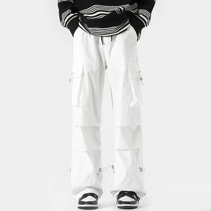 Funki Findz | Pants | Men's Casual Cargo Pants Long Loose Fit