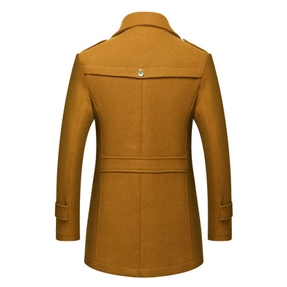 Funki Findz | Jackets | Men's Long Winter Warm Lined Dust Coat