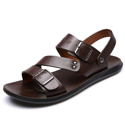 Funki Findz | Shoes | Men's Summer Fashion Leather Sandals