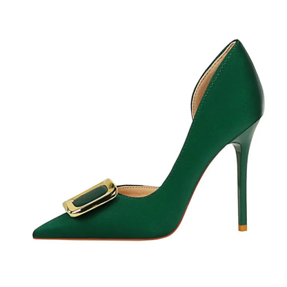 Funki Findz | Shoes | Women's Square Buckle Cut Out Pumps