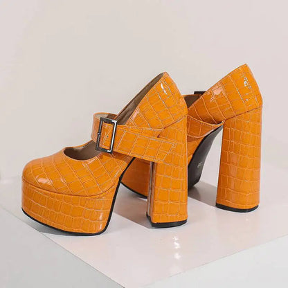 Funki Findz | Shoes | Women's Super-High Mary Jane Platforms