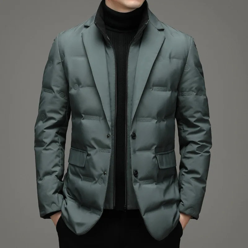 Funki Findz | Jackets | Men's Winter Warm Down Dress Blazer