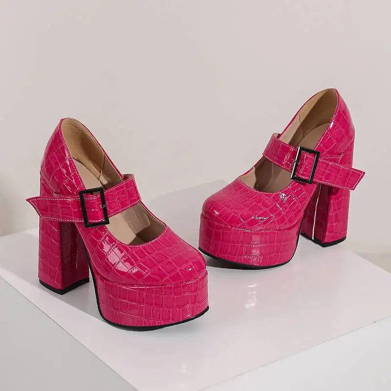 Funki Findz | Shoes | Women's Super-High Mary Jane Platforms