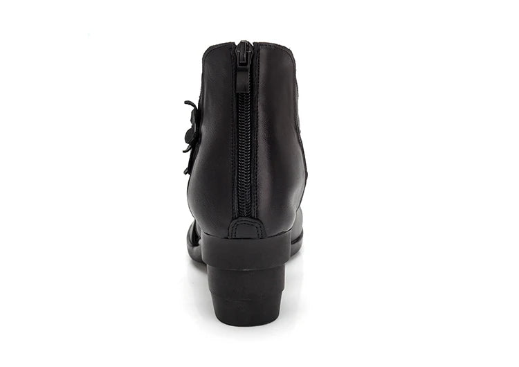 Funki Findz | Shoes | Women's Gothic Leather Low Heel Wedges