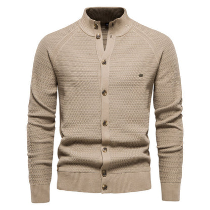 Funki Findz | Sweaters | Men's Mock Neck Buttoned Cardigans
