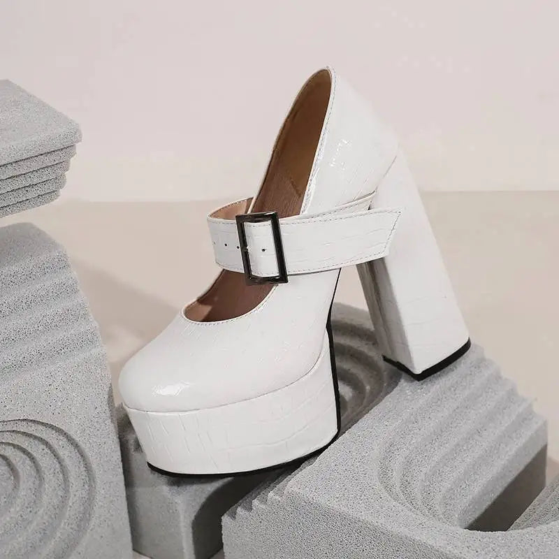 Funki Findz | Shoes | Women's Super-High Mary Jane Platforms