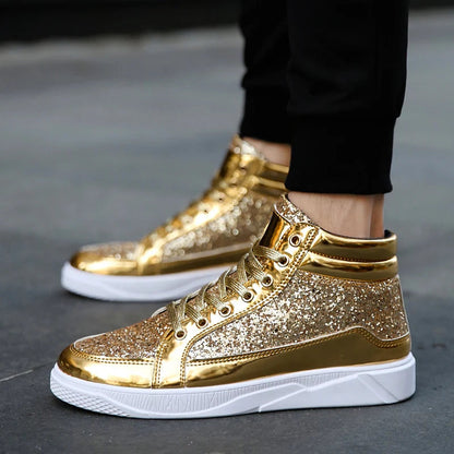Funki Findz | Boots | Men's Women's Bling Lace Up Sneakers