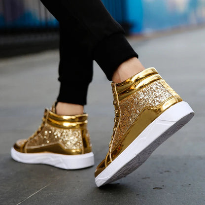 Funki Findz | Boots | Men's Women's Bling Lace Up Sneakers