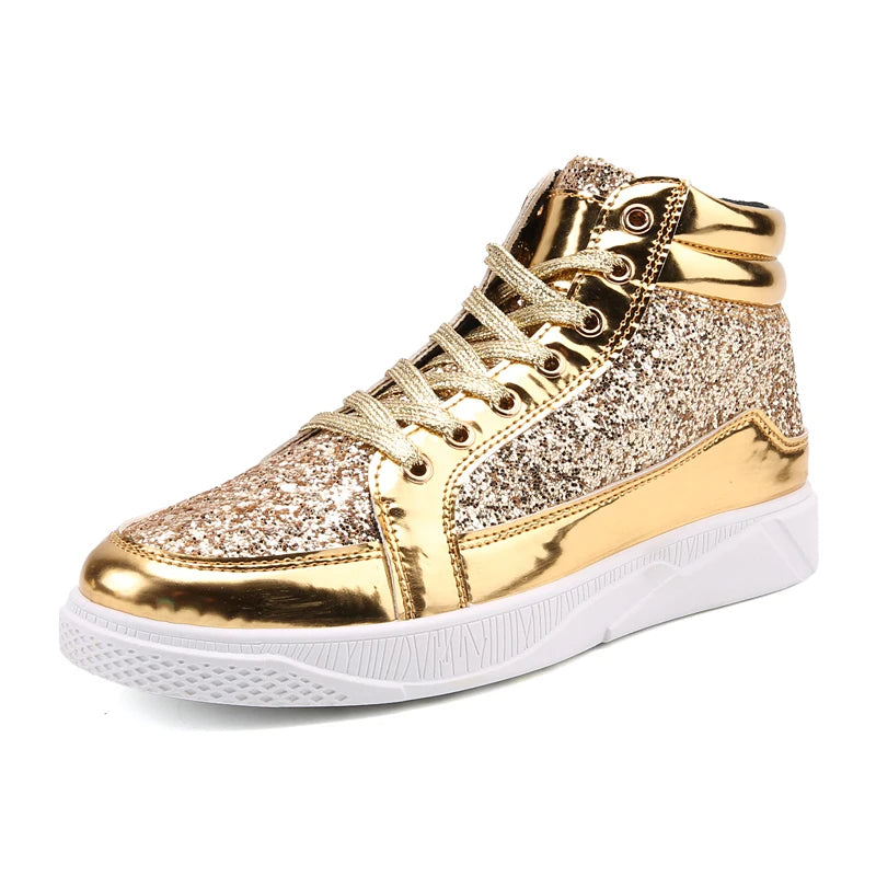 Funki Findz | Boots | Men's Women's Bling Lace Up Sneakers