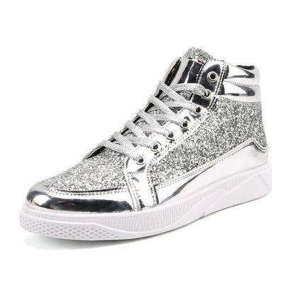 Funki Findz | Boots | Men's Women's Bling Lace Up Sneakers