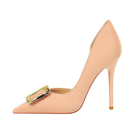 Funki Findz | Shoes | Women's Square Buckle Cut Out Pumps