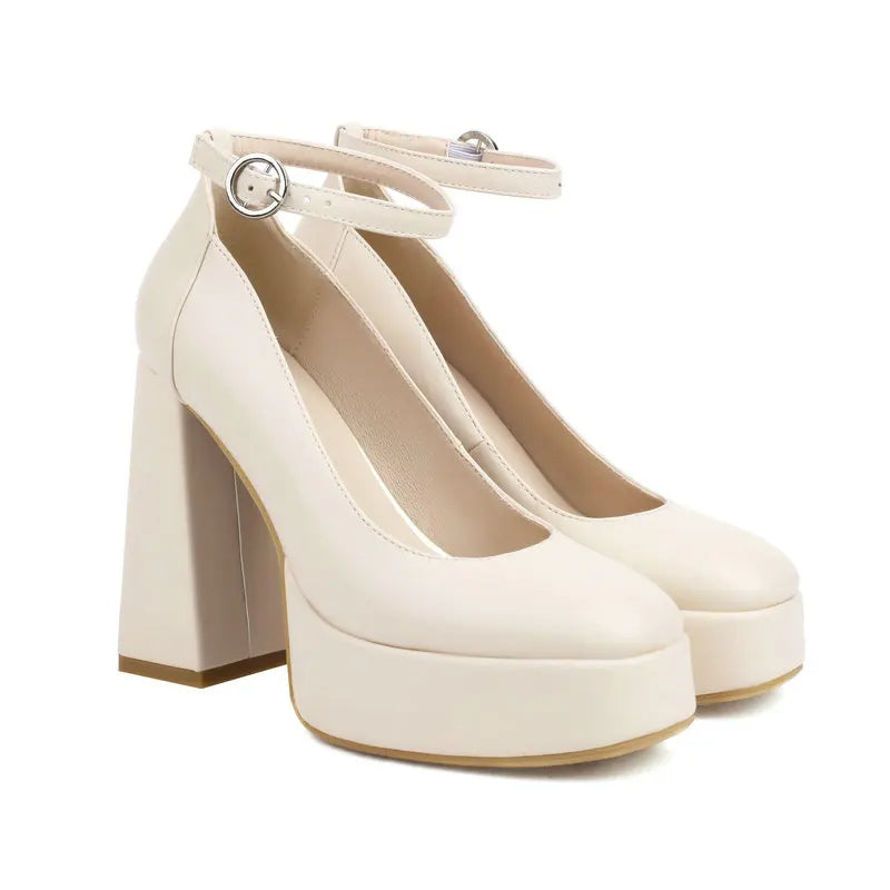 Funki Findz | Shoes | Women's High Formal Mary Jane Platforms