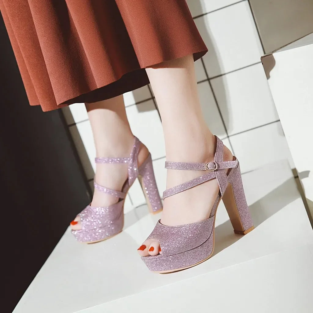 Funki Findz | Shoes | Women's Elegant Party Platform Sandals