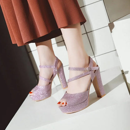 Funki Findz | Shoes | Women's Elegant Party Platform Sandals