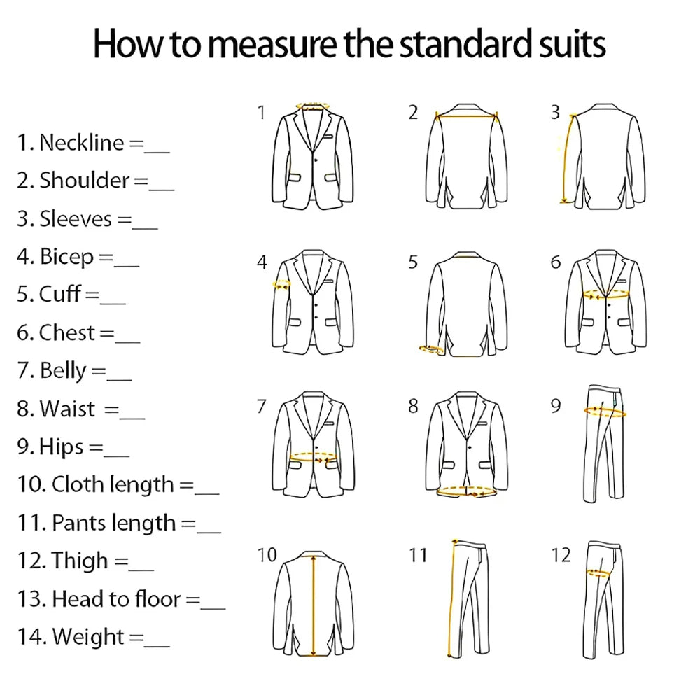 Funki Findz | Suits | Men's Fashion Formal Wedding Tuxedos 3Pc